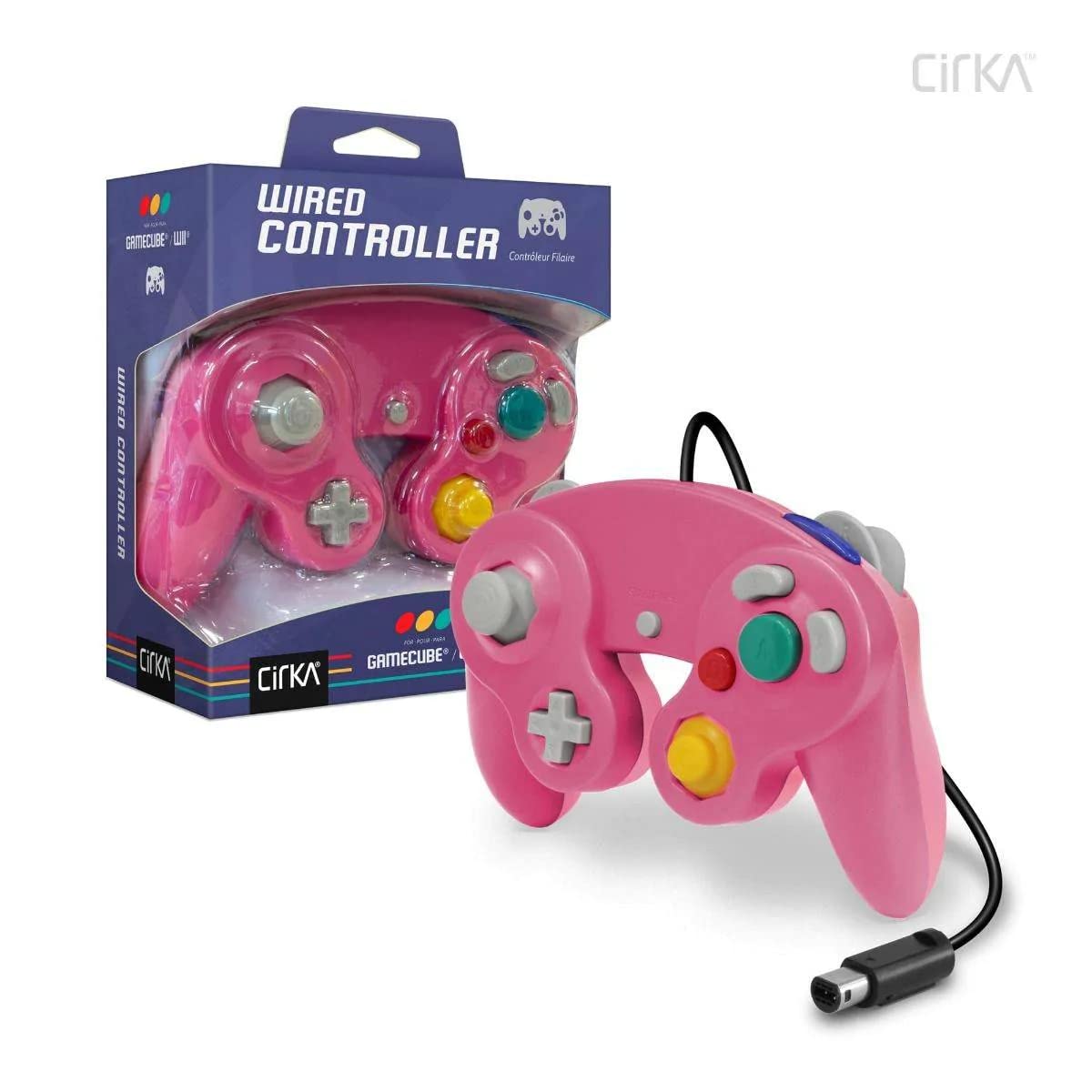 GameCube/Wii Controller - Bubblegum Pink - Cirka (X2)